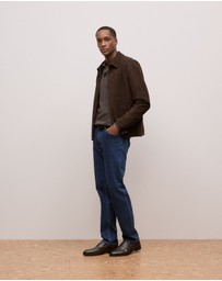 Trenery - Suede Jacket in Coffee Bean