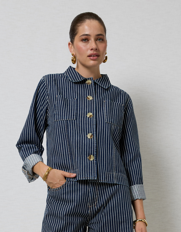 DRICOPER DENIM - Kioky Stripe Jacket