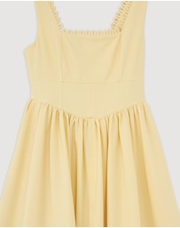 Revibe - Repaired BY JOHNNY. Nova Scallop Midi Dress - AU 10