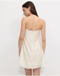 Calli - Stripe Shift Mini Dress