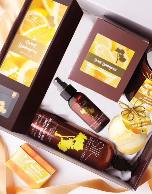 Silk Oil of Morocco - Lemon Zest Day Spa Hamper