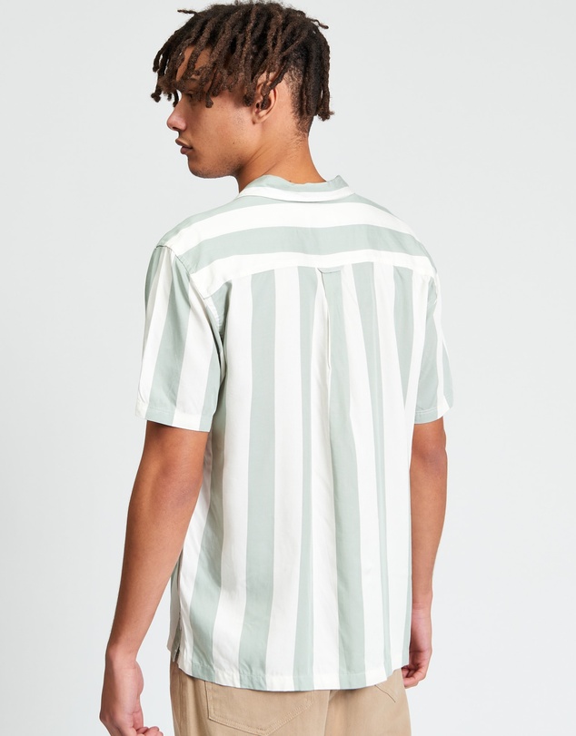 Ben Sherman - Viscose Stripe Short Sleeve Shirt