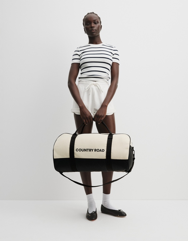 Country Road - Coated Canvas Logo Tote