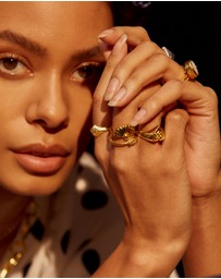 Ottoman Hands - Chantal Gold Stacking Ring