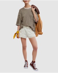 Free People - All Love Stripe Pocket Tee