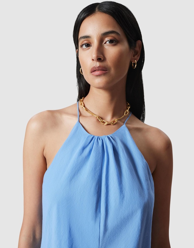 & Other Stories - Sleeveless Halterneck Midi Dress