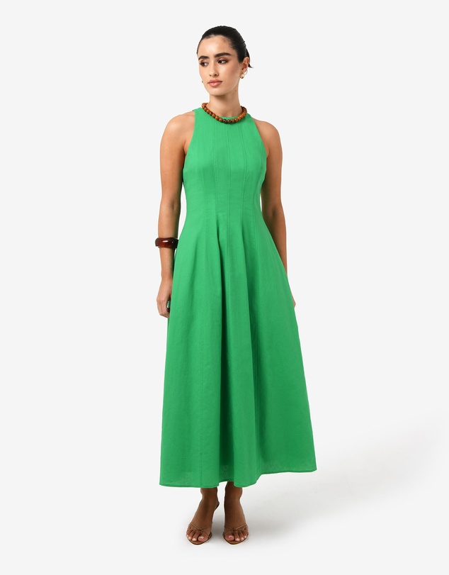 Forcast - Tory Linen Blend Panel Dress
