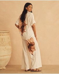 AUR OCEA - Cuffed Short Sleeve Shirt