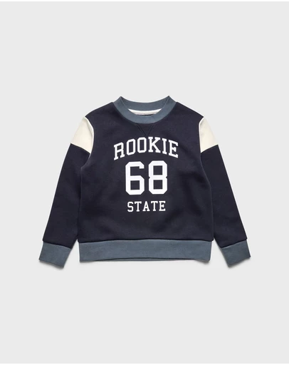 Academy Brand - Kids Contrast Crew Sweat