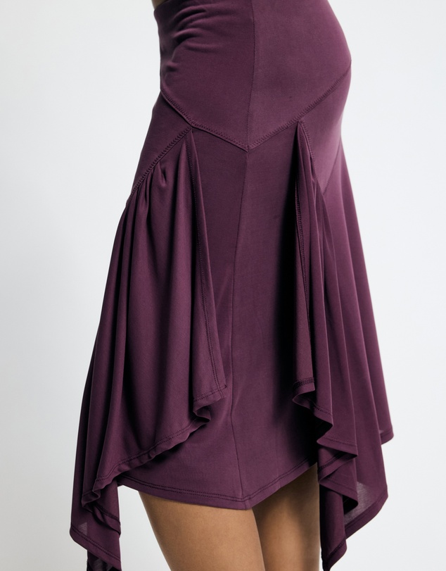 Lover - Mira Jersey Asymmetric Skirt