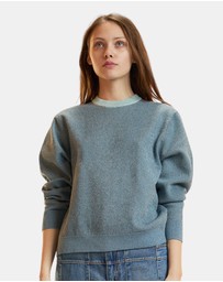 Cynthia Rowley - Metallic Knit Crewneck