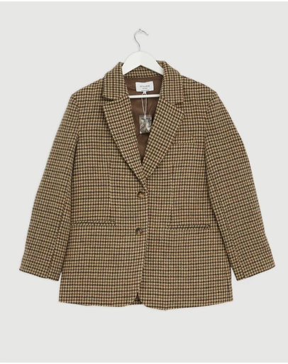 Revibe - Repaired Minima Esenciales Desi Wool Blazer - AU 12