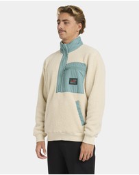 Billabong - Mens Boundary Peak Mock Neck Fleece Top