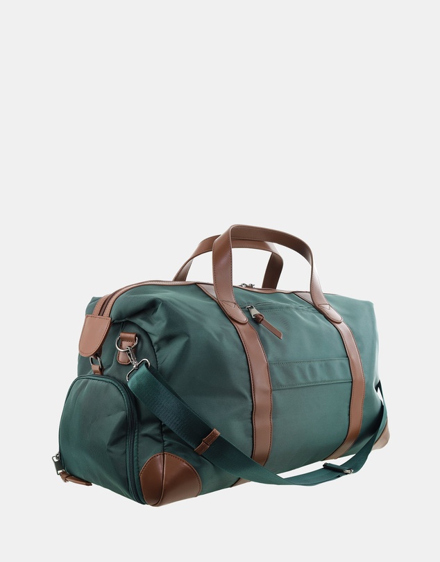 Pierre Cardin - Pierre Cardin 2-Tone Lite Overnight Bag