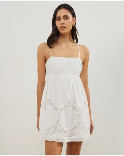 Atmos&Here - Cora Embroidered Mini Dress