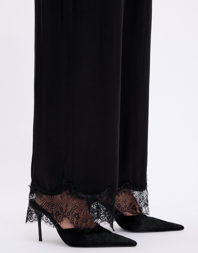 Minima Esenciales - Maely Lace Trim Pants