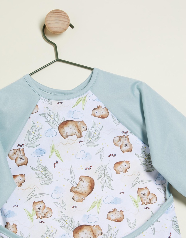 itti bitti - Sleeved Bib Smocks - Womble
