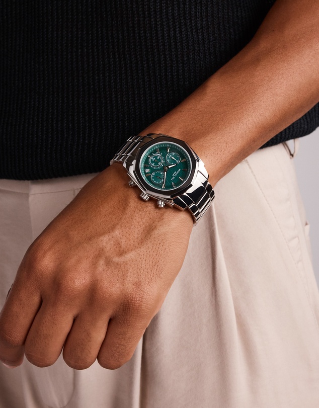 Michael Hill - Men's Solar Chronograph Watch in Stainless Steel