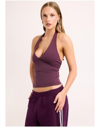 General Pants Co. Basics - Plunge Halter Top