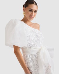 Romance by Honey and Beau - Rosalia One Shoulder Mini Dress