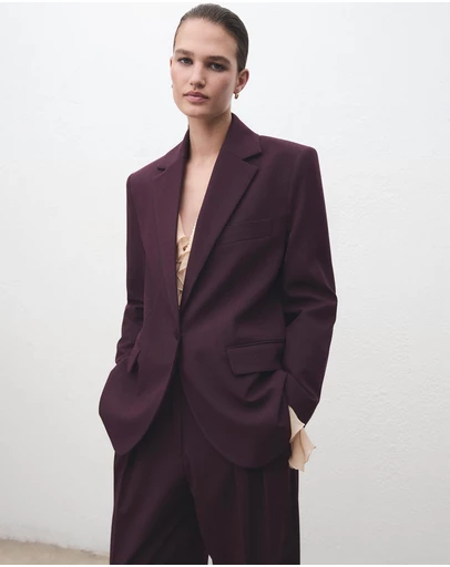 M.N.G - Straight-Fit Suit Jacket