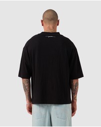 Zanerobe - Cropped Slub Flow Tee Black