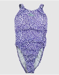 Salty Johnson - VIOLET Coral Thick Strap One Piece