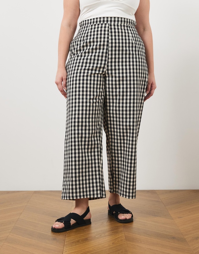 Atmos&Here Curvy - Larisa Gingham Pants