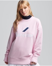Superdry - CODE SL STACKED APQ CREW