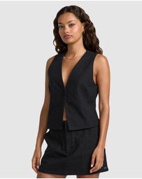 RVCA - Womens Logan Down Vest