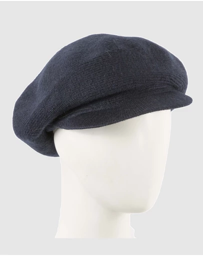 Max Alexander - European Made Navy Wool Beret Cap