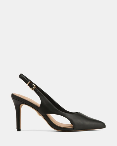 Wittner - Rachel High Sandals Black Leather