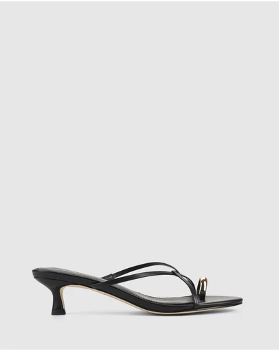 Siren - Xane Kitten Heel Thongs
