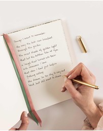 Bespoke Letterpress - Linen Bound Blank Journal - Bramblefloss