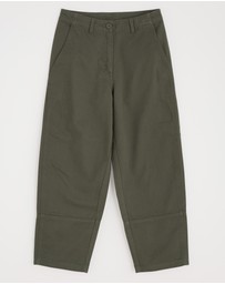 Seasalt - Seasalt Cornwall Green Painted Forms Trouser