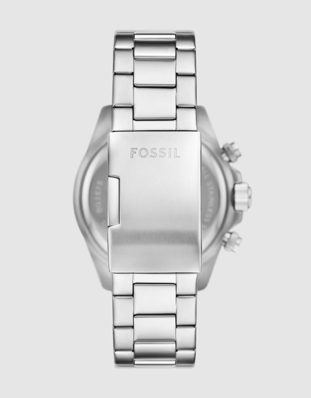 Fossil - Autocross Silver Tone Chronograph Watch