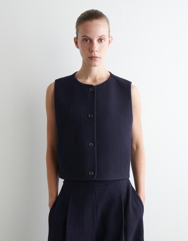 COS - Boiled Merino Wool Waistcoat