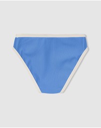 Zulu & Zephyr Mini - Mini Stripe Rib Bikini Bottoms - Kids