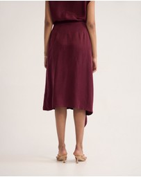 Oxford - Ronja Cupro Draped Skirt