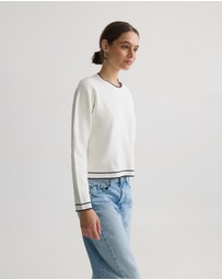 Oxford - Harper Contrast Trim Knit