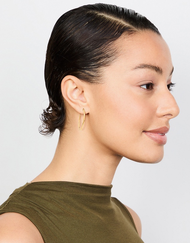 Lovisa - Waterproof Gold Plated Stainless Steel Fine Hoop Earrings