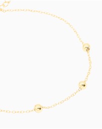 Lovisa - Gold Plated Sterling Silver Station Chain Bracelet