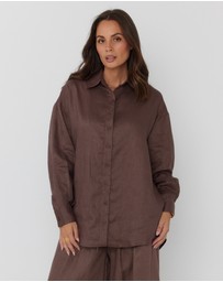 ALEXANDRA - Pluto Shirt Chocolate