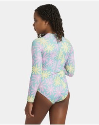 Roxy - Girls 8 to 16 Flower Lover One Piece Rash Vest