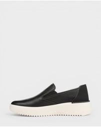 Vionic - Kearny 2.0 Platform Slip-On Sneaker - Black