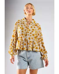 Glamorous - Long Puff Sleeve-Top