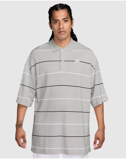 Nike - Sportswear Club Oversized Striped Polo