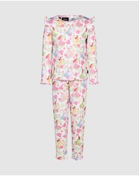 Rock Your Kid - Disney Princess Rib PJ Set - Kids-Teens