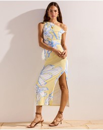 MINKPINK - Esme Asym Mesh Maxi Dress