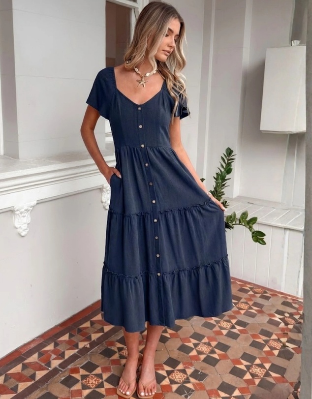 Esther & Co - Celie Dress - Navy